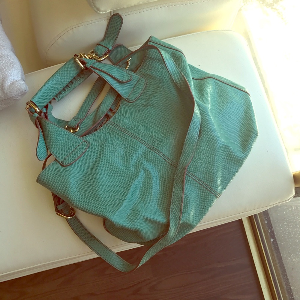Barr+Barr New York Turquoise Cross Body Bag